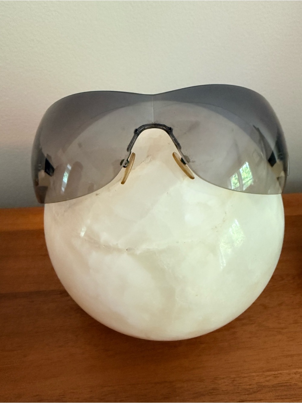 Prada Gray Gradient Shield Sunglasses Lens